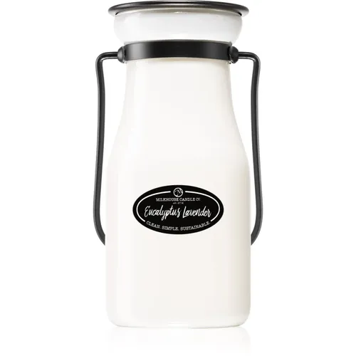 Milkhouse Candle Co. Creamery Eucalyptus Lavender candela profumata Milkbottle 227 g