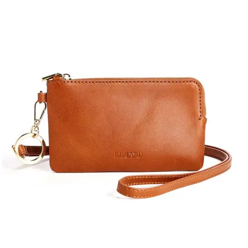 LLOYD D23-21001-OG Zip Case COGNAC