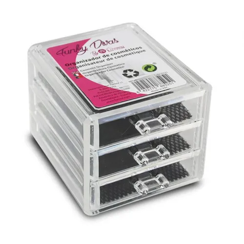 Fornor Organizador de Cosméticos de 3 Cajones