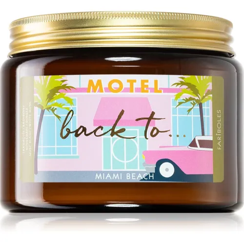 FARIBOLES Back to Miami Beach candela profumata 400 g