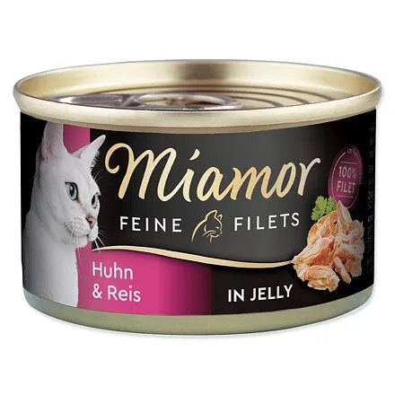 Konzerva MIAMOR Feine Filets kura + ryža v želé 100 g