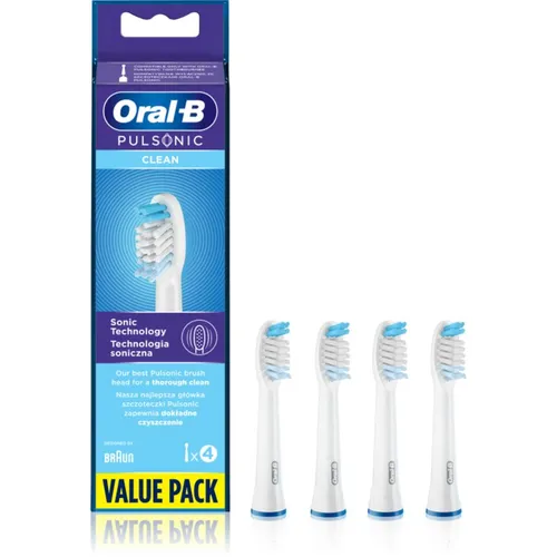Oral B Pulsonic Clean testine di ricambio per spazzolino 4 pz