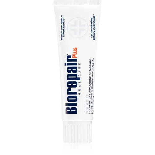 Biorepair Plus Pro White dentifricio per un sorriso splendente 75 ml