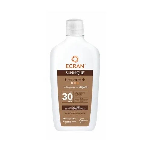 Ecran ¡17% DTO! Sunnique Leche Ligera Broncea+ SPF30 370 ml