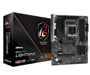 ASRock B650 PG Lightning Bundkort - AMD B650 - AMD AM5 socket - DDR5 RAM - ATX