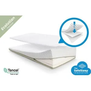 AeroSleep Ecolution Pack: Madrass + 3D Madrassbeskyttelse 70x140cm