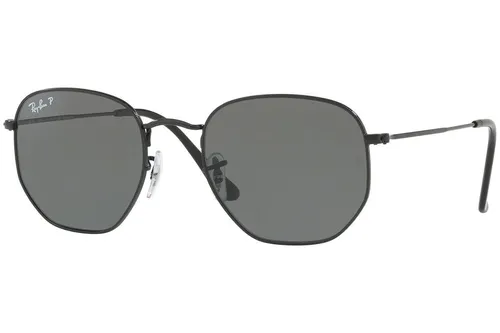 Ray-Ban Hexagonal Flat Lenses RB3548N 002/58 Polarized M (51) Fekete Unisex Napszemüvegek