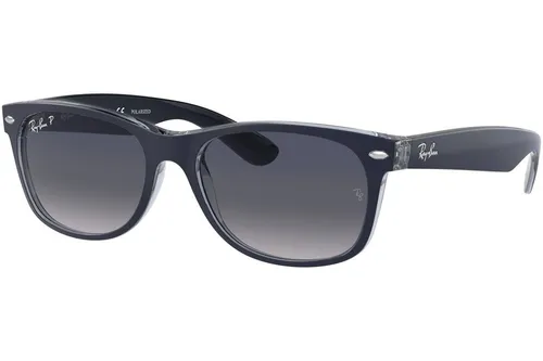 Ray-Ban New Wayfarer RB2132 660778 Polarized M (55) Kék Női Napszemüvegek