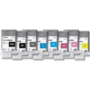Jeu de 8 Encres Canon iPF6300S 130ml