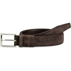 Walbusch Velours-Dehngürtel - Braun - male - Size: 100 cm