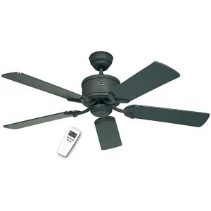 kaiserkraft Ventoinha de teto ECO ELEMENTS, Ø da pá do rotor 1320 mm, pintado a grafite/pintado a preto