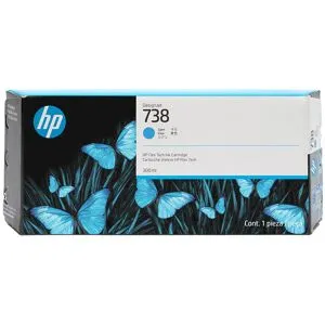 Cartouche encre Cyan HP 738 300ml 676M6A