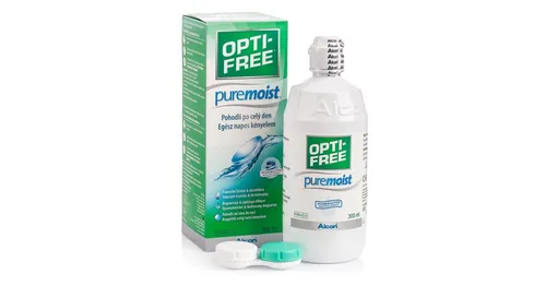 Opti-Free PureMoist 300 ml με θήκη - υγρά φακών επαφής