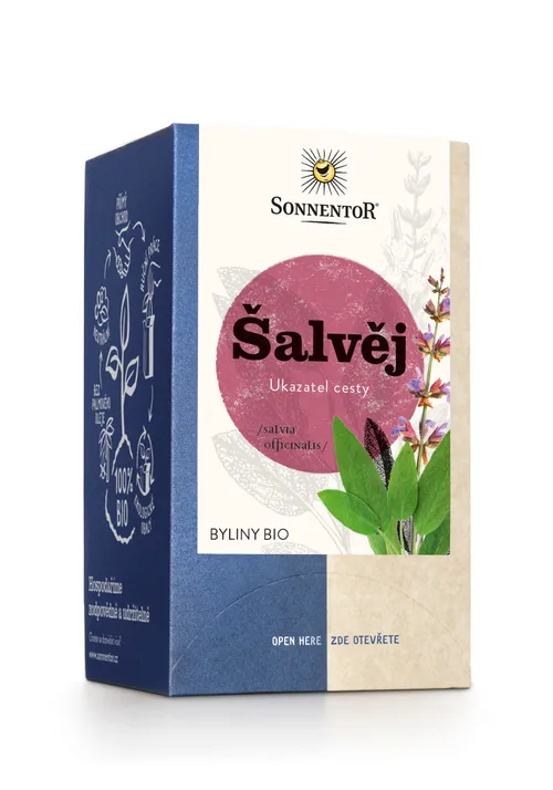 Sonnentor - Šalvěj bio 18 g porc. dvoukomorový