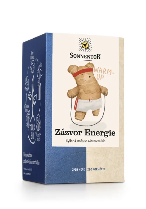 Sonnentor - Zázvor Energie bio 32,4 g, porc. dvoukomorový