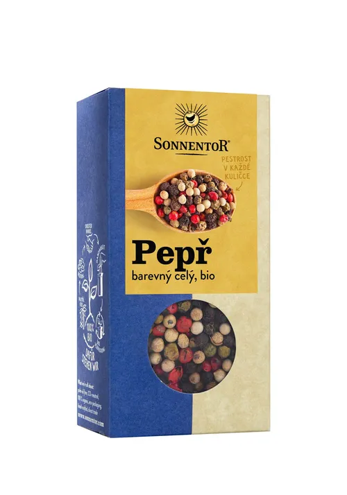 Sonnentor - Pepř barevný bio, celý 50g