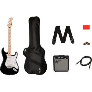 Fender Squier Sonic Stratocaster Pack Guitarra Elétrica para iniciantes Packs de guitarra