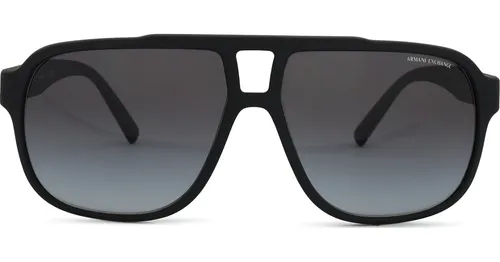 Armani Exchange 0AX4104S 80788G 61 - rechteckig sonnenbrillen, herren, schwarz