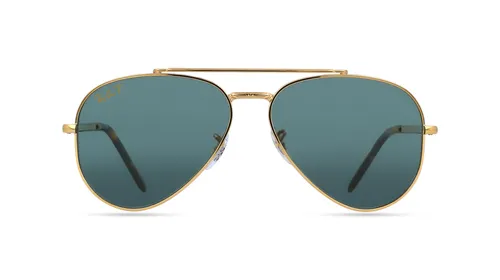 Ray-Ban RB 3625 NEW AVIATOR Unisex-Sluneční brýle Celoobrubové Pilot Kov-rámy, zlatá