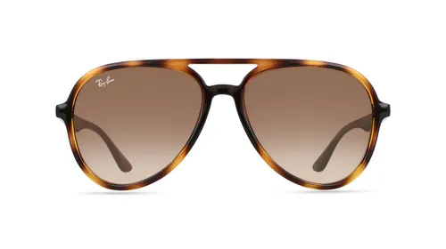 Ray-Ban RB 4376 Unisex-Sluneční brýle Celoobrubové Pilot Plast-rámy, havanna