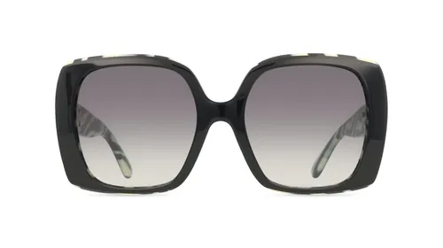 Dolce&Gabbana DG4475 Dámy-Sluneční brýle Celoobrubové Hranatý Acetát-rámy, černá vzorované