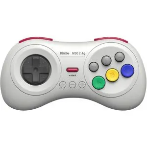 8bitdo M30 2.4g Wireless Gamepad - Trådlös Kontroll - Vit