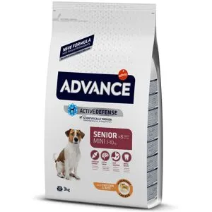 Ração Para Cão Advance Mini Sénior Com Frango 3kg