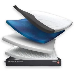 Tempur Form Firm Viscoschaummatratze 22 cm 100x200cm