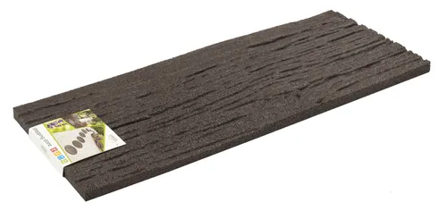 Zahradní nášlap RAILROAD TIE, hnědý, gumový MHEU5000077