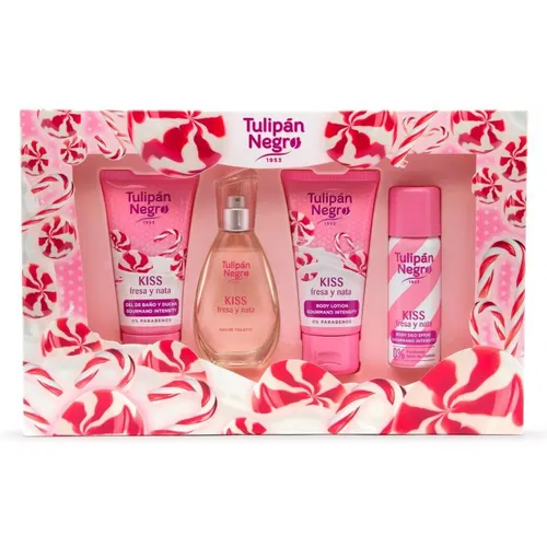 Tulipán Negro Estuche Kiss Tulipán Negro Fresa y Nata 50 ml