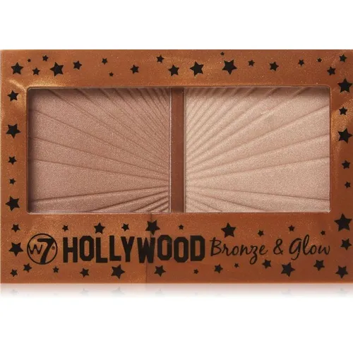 W7 Paleta Contorno Hollywood Bronze - Glow 13 gr
