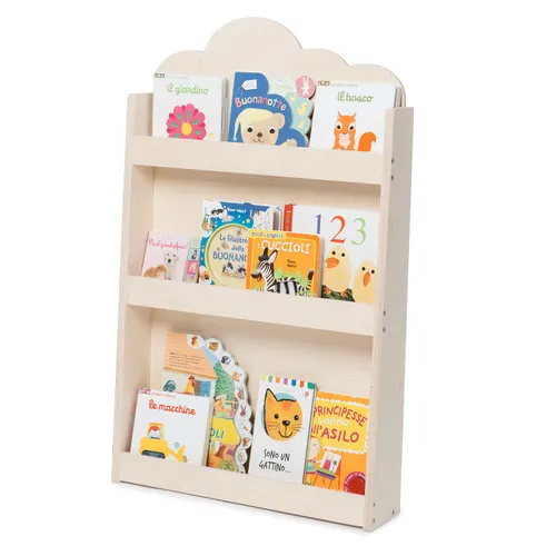 Mobli Dotty Natural Haus Bücherregal Montessori Multiplex 60x95x13cm
