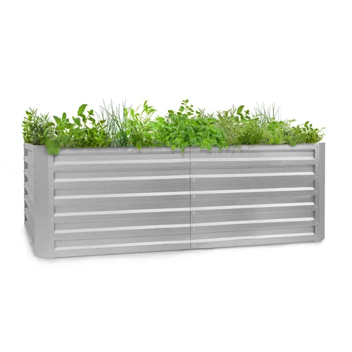 Blumfeldt High Grow Straight Hochbeet 200x60x100cm 1200l Stahl