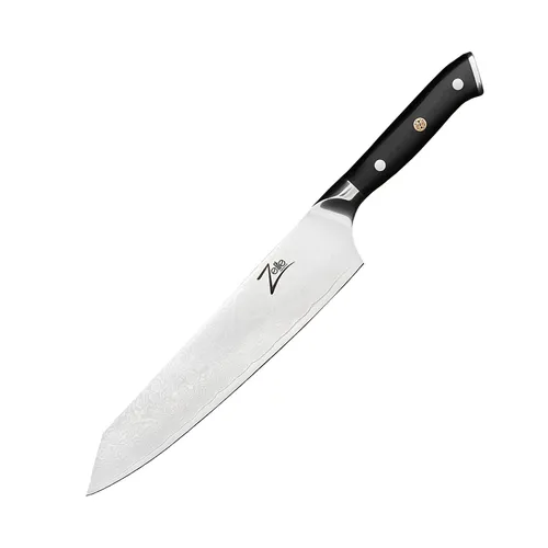 Zelite Infinity by Klarstein Alpha-Royal Japanese Serie 9" Kiritsuke Messer Damaszener-Stahl