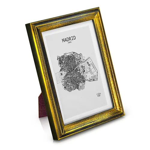 Casa Chic Lancaster Bilderrahmen rechteckig 17 x 12 cm Fotos   Passepartout Holz