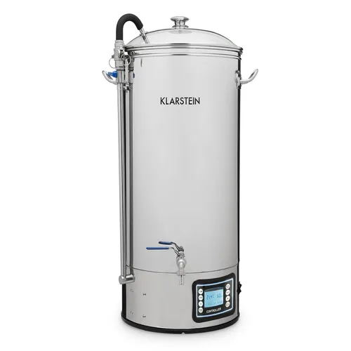 Klarstein Mundschenk XXL Maischekessel Bierbrauanlage 3000W 50l 304 Edelstahl