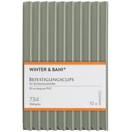 Blumfeldt Sichtschutzstreifen-Clips Zubehör PVC 10er-Pack