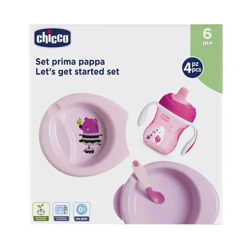 Chicco Set Pappa 6M+ Rosa