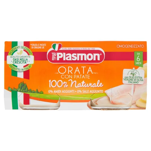 Plasmon Omogeneizzato Orata 2 Pz x 80 g