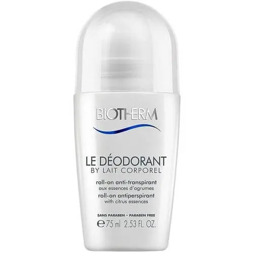 Biotherm Antiperspirant roll-on bez parabenů (Lait Corporel Le Déodorant) 75 ml