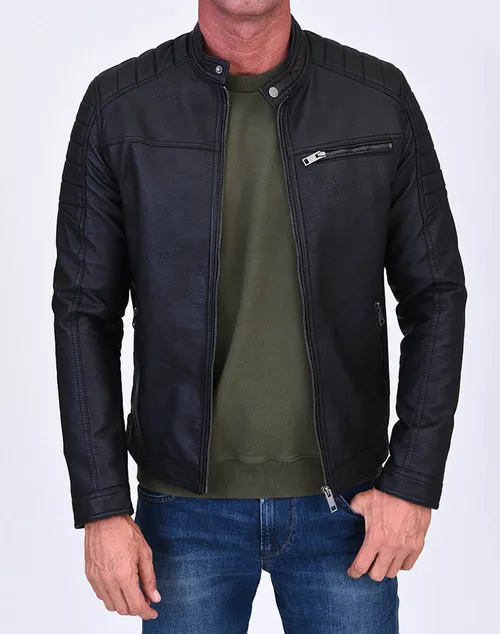 Jack Jones Μπουφαν Jacket Jcorocky 12147218-Bla Black
