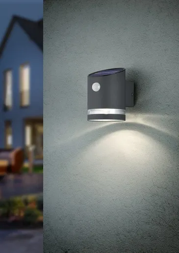 LED nástenné svietidlo Reality Salta antracit R22231142