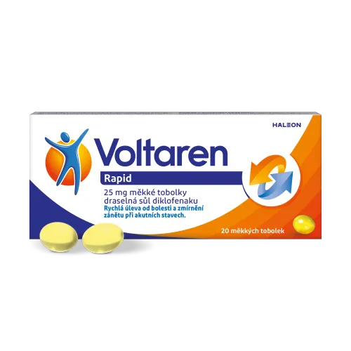 Voltaren Rapid 25 mg por.cps.mol. 20 x 25 mg I