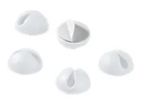 Goobay Kabelholdere 5stk (white)