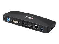 Club 3D CSV-3103D 9-in-one USB 3.2 Gen1 Dockingstation Sort