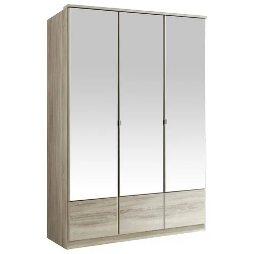 MID.YOU ŠATNÍ SKŘÍŇ SE ZRCADLEM, barvy dubu, 135/199/58 cm