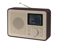 DENVER DAB-60DW DAB bærbar radio Beige Brun