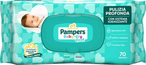 Pampers Baby Fresh Formula Esclusiva 70 Pezzi