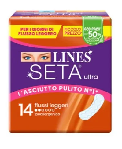 Lines Seta Ultra Assorbenti Leggero Dwct 14 Pezzi