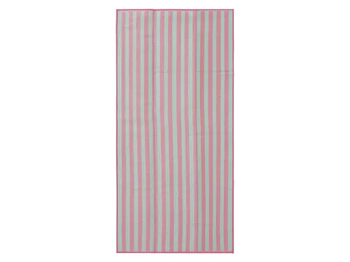 Crivit Plážová podložka, 90 x 180 cm (růžová)